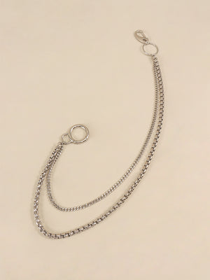 Double-Layered Metal Chain Belt-Teresa's Fashionista LLC