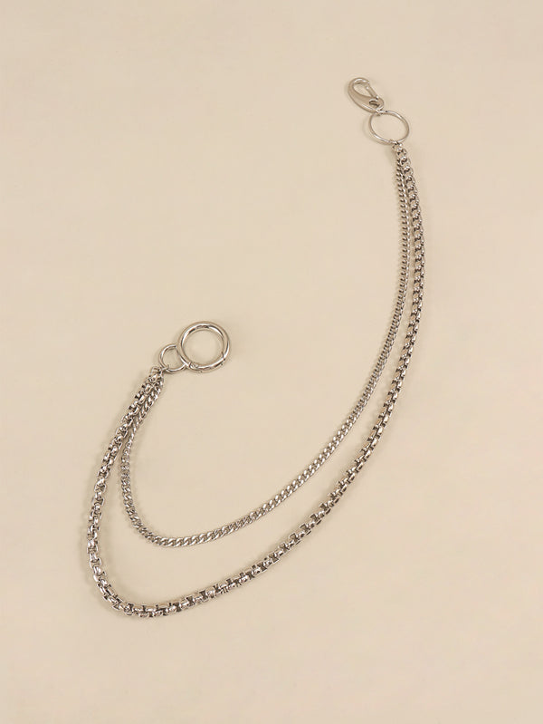 Double-Layered Metal Chain Belt-Teresa's Fashionista LLC
