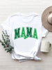 MAMA Round Neck Short Sleeve T-Shirt-Teresa's Fashionista LLC