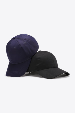 Plain Adjustable Cotton Baseball Cap-Teresa's Fashionista LLC