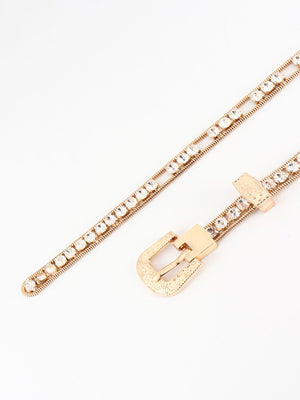 Rhinestone Metal Belt-Teresa's Fashionista LLC