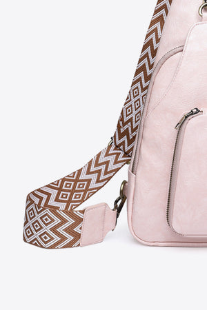 Adored Take A Trip PU Leather Sling Bag-Teresa's Fashionista LLC