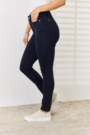 Judy Blue Full Size Garment Dyed Tummy Control Skinny Jeans-Teresa's Fashionista LLC