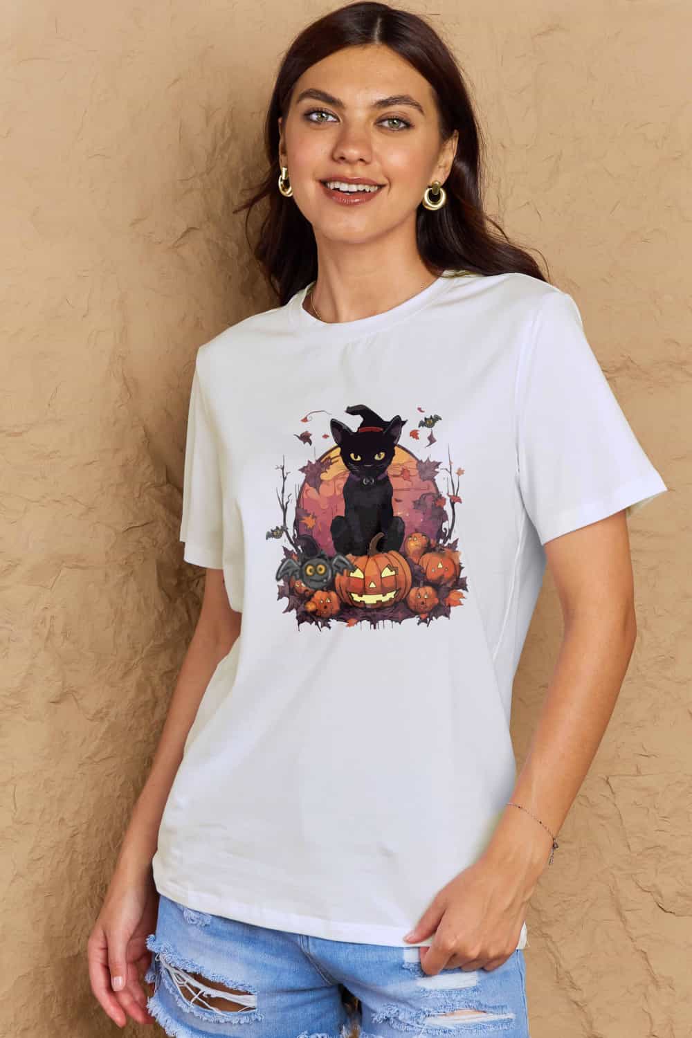 Simply Love Full Size Halloween Theme Graphic T-Shirt - Teresa's Fashionista LLC