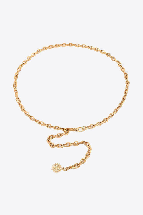 Sun Iron Chain Belt-Teresa's Fashionista LLC
