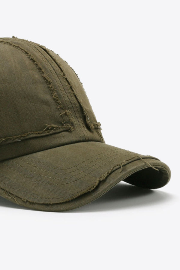 Distressed Adjustable Baseball Cap-Teresa's Fashionista LLC