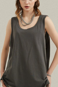 Men's Round Neck Wide Strap Tank