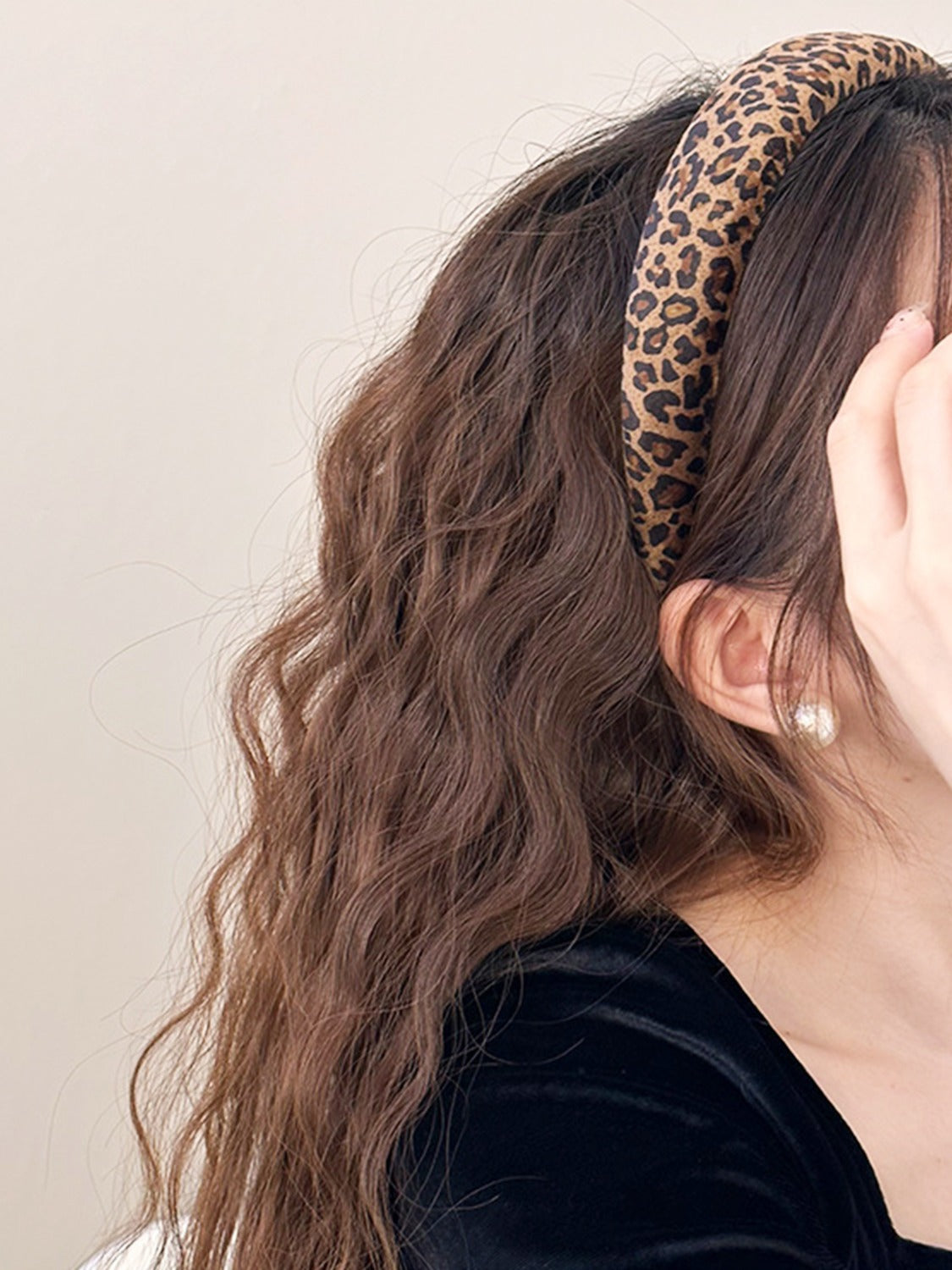 Leopard Polyester Wide Headband - Teresa's Fashionista LLC