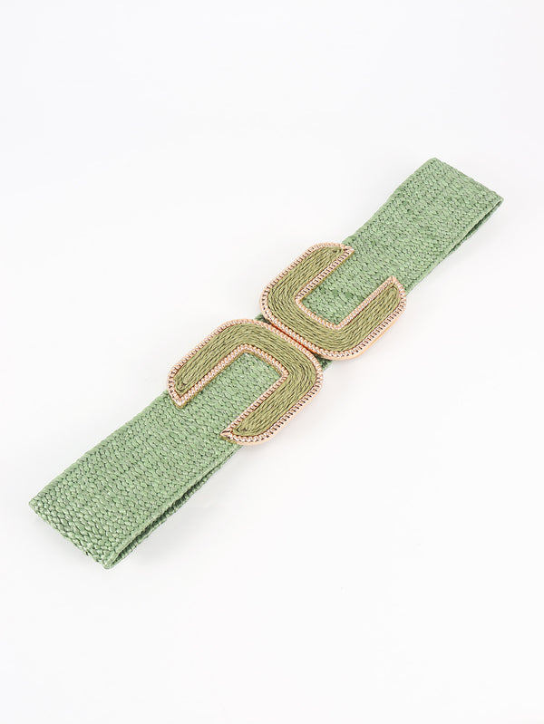 Wide Braid Belt-Teresa's Fashionista LLC