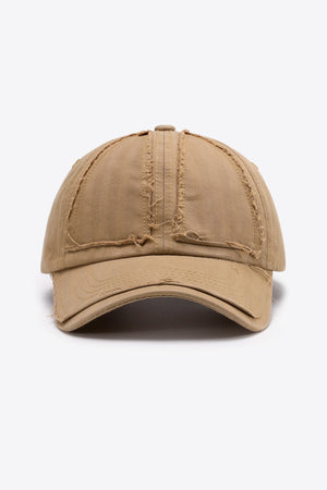 Distressed Adjustable Baseball Cap-Teresa's Fashionista LLC