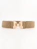 Alloy Buckle Elastic Belt-Teresa's Fashionista LLC