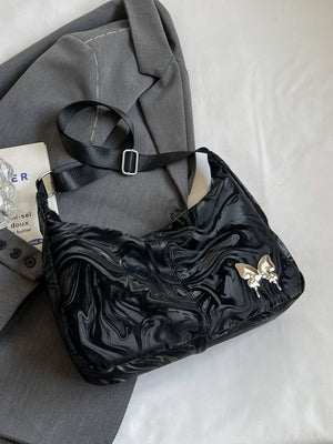 PU Leather Adjustable Strap Shoulder Bag-Teresa's Fashionista LLC