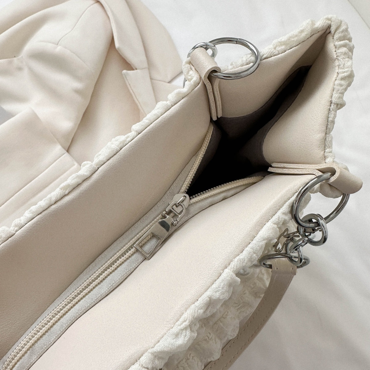 Cloud Puffy Polyester Tote Bag-Teresa&#39;s Fashionista LLC