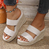 Open Toe Platform Wedge Sandals-Teresa's Fashionista LLC