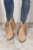 Legend Women's Fringe Cowboy Western Ankle Boots-Teresa's Fashionista LLC
