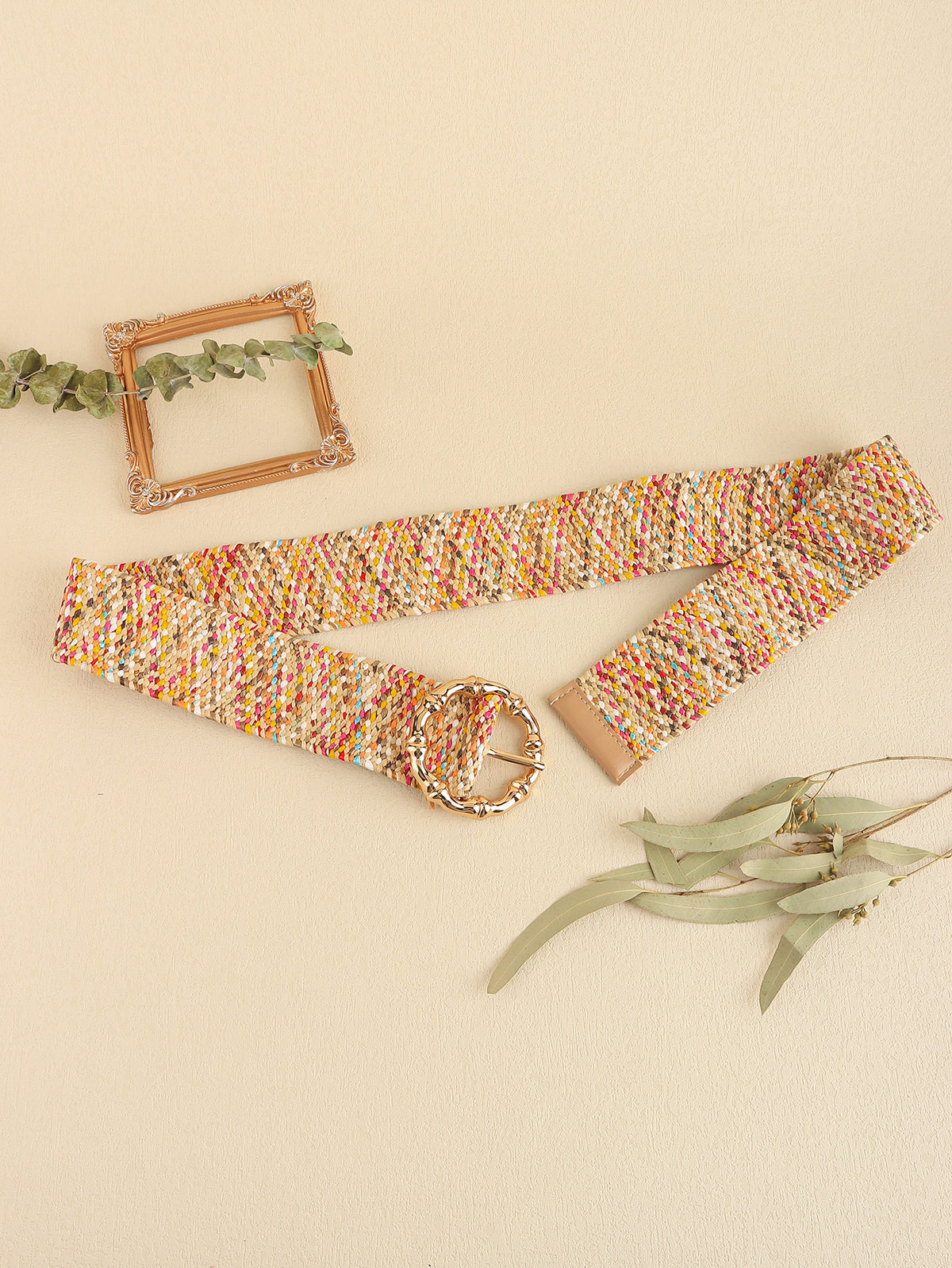 Multicolored Wide Belt-Teresa&#39;s Fashionista LLC