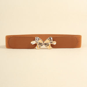 Alloy Buckle Elastic Belt-Teresa's Fashionista LLC