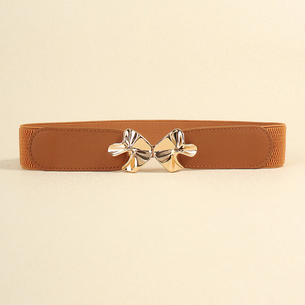 Alloy Buckle Elastic Belt-Teresa's Fashionista LLC