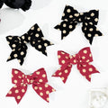 2-Piece Polka Dot Bow Hair Clip - Teresa's Fashionista LLC
