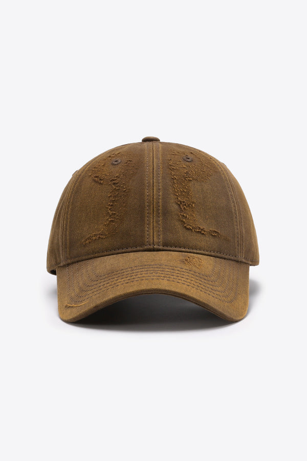Distressed Adjustable Baseball Cap-Teresa's Fashionista LLC