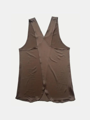 Crisscross Scoop Neck Active Tank-Teresa's Fashionista LLC