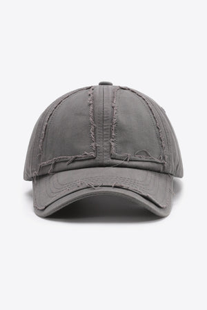 Distressed Adjustable Baseball Cap-Teresa's Fashionista LLC