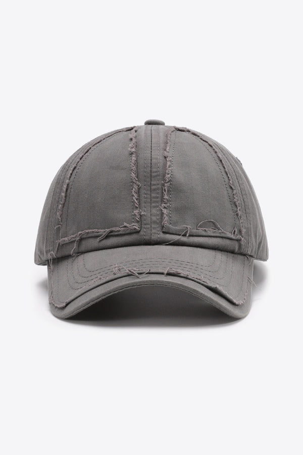 Distressed Adjustable Baseball Cap-Teresa's Fashionista LLC