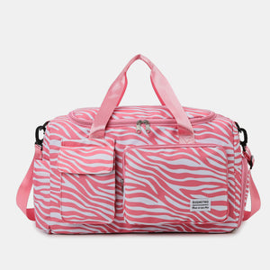 Oxford Cloth Animal Print Travel Bag-Teresa's Fashionista LLC