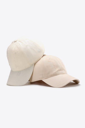 Distressed Adjustable Baseball Cap-Teresa's Fashionista LLC