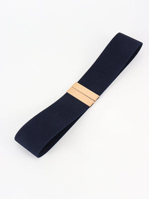 Alloy Buckle Elastic Belt-Teresa's Fashionista LLC