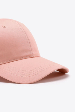 Plain Adjustable Cotton Baseball Cap-Teresa's Fashionista LLC