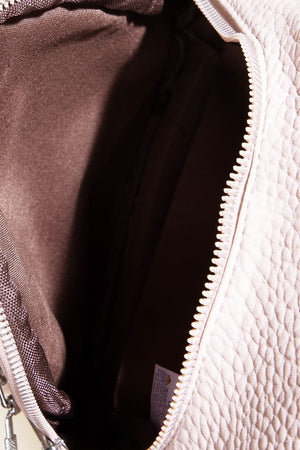 Fame Textured PU Leather Sling Bag - Teresa's Fashionista LLC