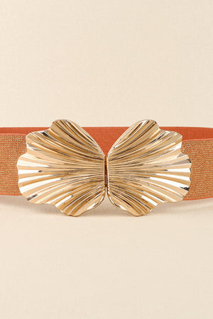 Zinc Alloy Buckle Elastic Belt-Teresa's Fashionista LLC