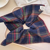 Contrast Plaid Elastic Hair Scrunchy - Teresa's Fashionista LLC
