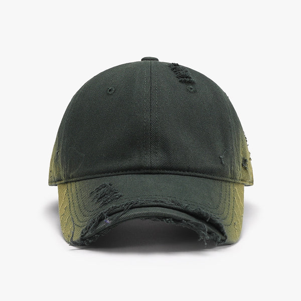 Distressed Adjustable Cotton Hat-Teresa's Fashionista LLC