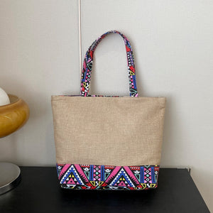 Geometric Medium Tote Bag-Teresa's Fashionista LLC