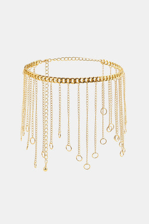 Fringe Chain Alloy Belt-Teresa's Fashionista LLC