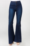 American Bazi Side Slit Flare Jeans - Teresa's Fashionista LLC