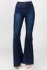American Bazi Side Slit Flare Jeans - Teresa's Fashionista LLC