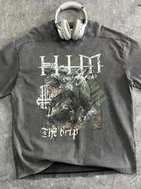 Men's Graphic Round Neck Half Sleeve T-Shirt