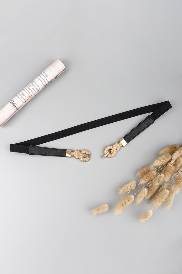 Zinc Alloy Buckle PU Leather Belt-Teresa's Fashionista LLC
