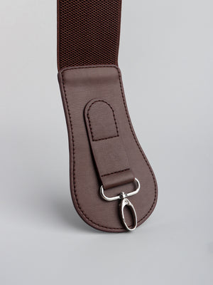 PU Elastic Wide Belt-Teresa's Fashionista LLC