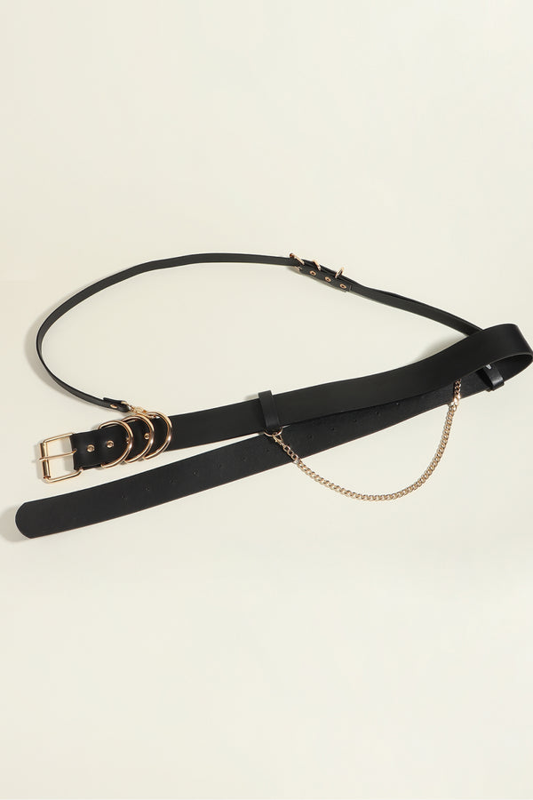 Punk PU Belt-Teresa's Fashionista LLC