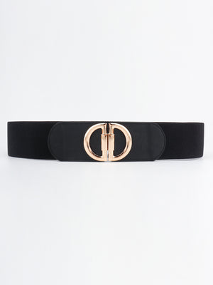 D Buckle Elastic Belt-Teresa's Fashionista LLC