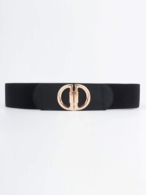 D Buckle Elastic Belt-Teresa's Fashionista LLC