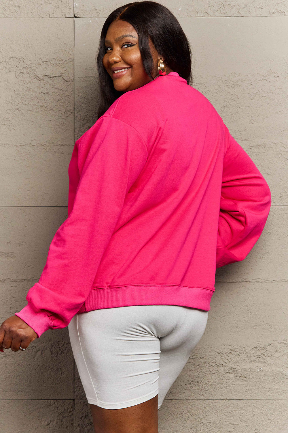 Simply Love Full Size HAPPY HALLOWEEN Graphic Sweatshirt - Teresa's Fashionista LLC