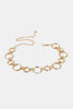 Alloy Chain Circle Shape Belt-Teresa's Fashionista LLC