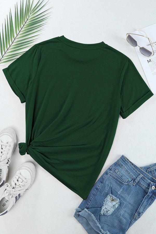 MAMA Round Neck Short Sleeve T-Shirt-Teresa's Fashionista LLC