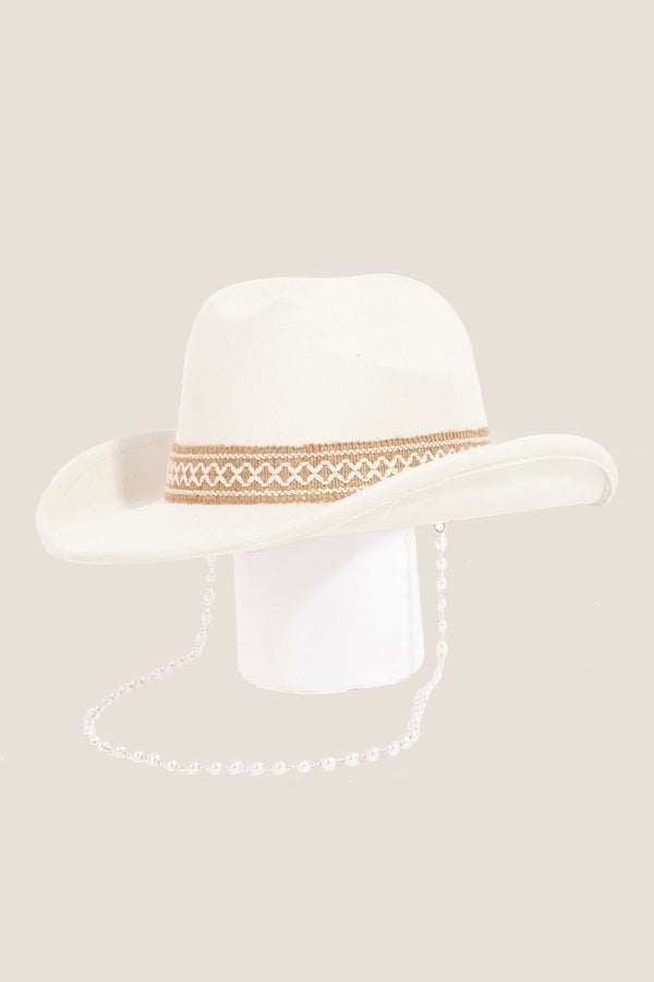 Fame Ornate Band Cowboy Hat-Teresa's Fashionista LLC
