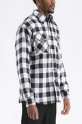 Mens Quilted Padded Flannel-Teresa's Fashionista LLC